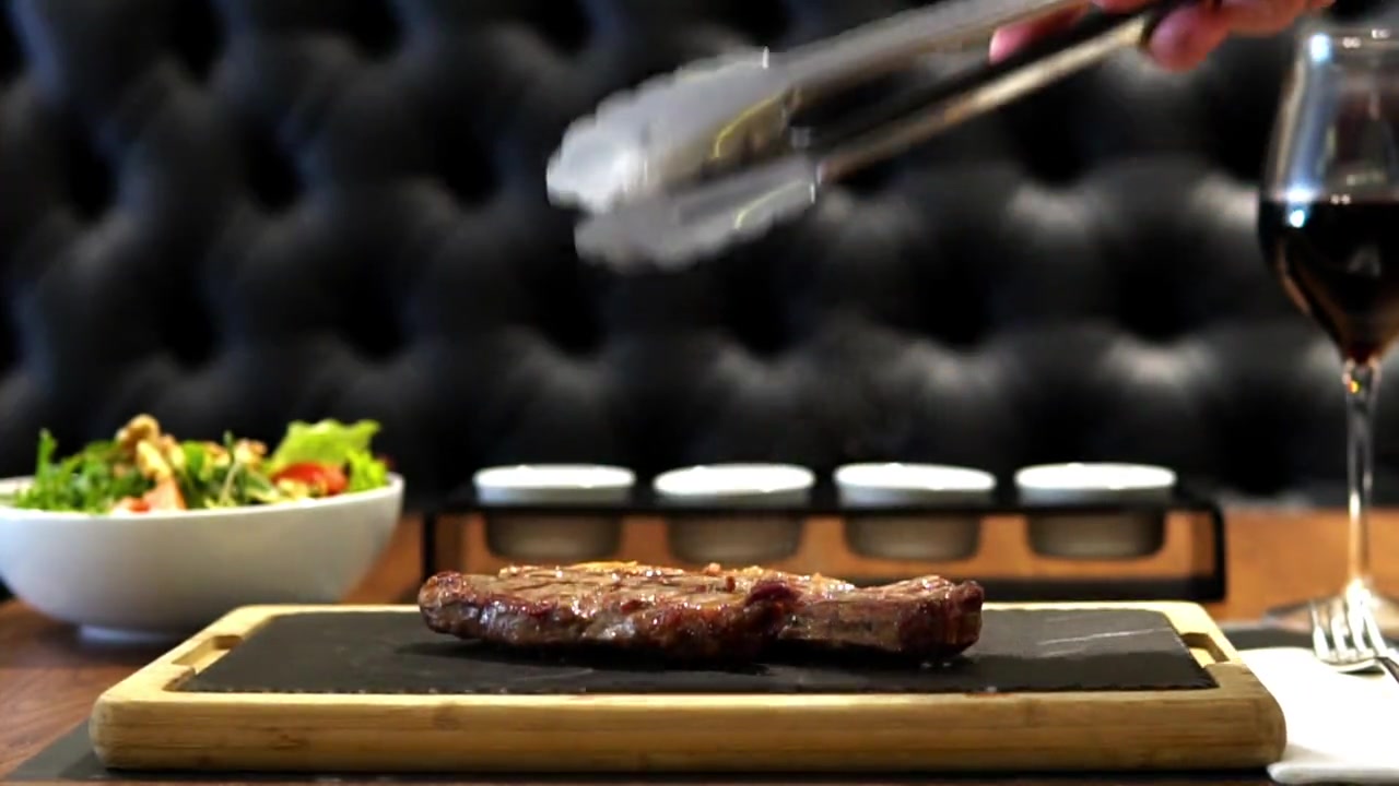 Bife na tábua de ferro